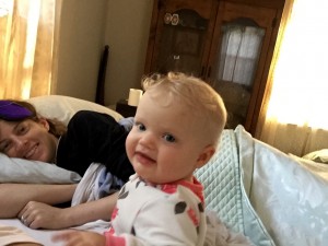 Waking up for a giant of a day