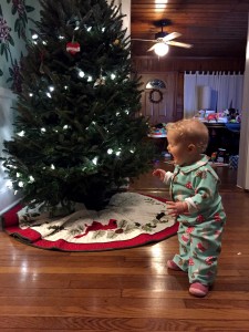 Somebody got jazzed up because they heard Santa was coming