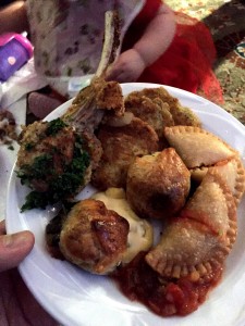 The food was amazing