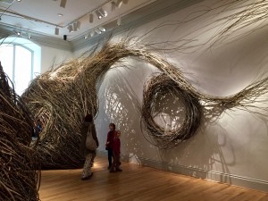 This installation by Patrick Dougherty was my favorite