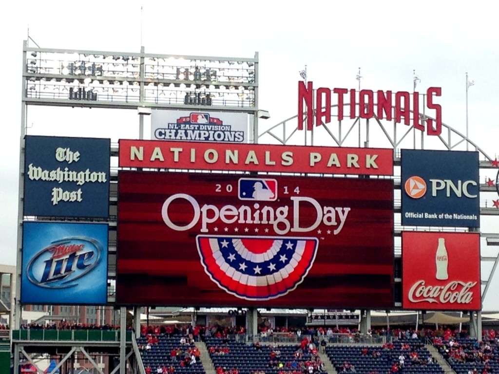 Apr 4th Opening Day, Washington Nationals