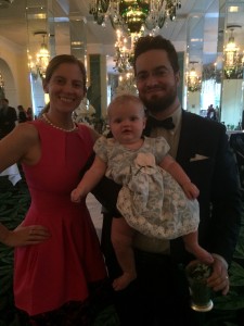 Dressed for dinner in the main dining room