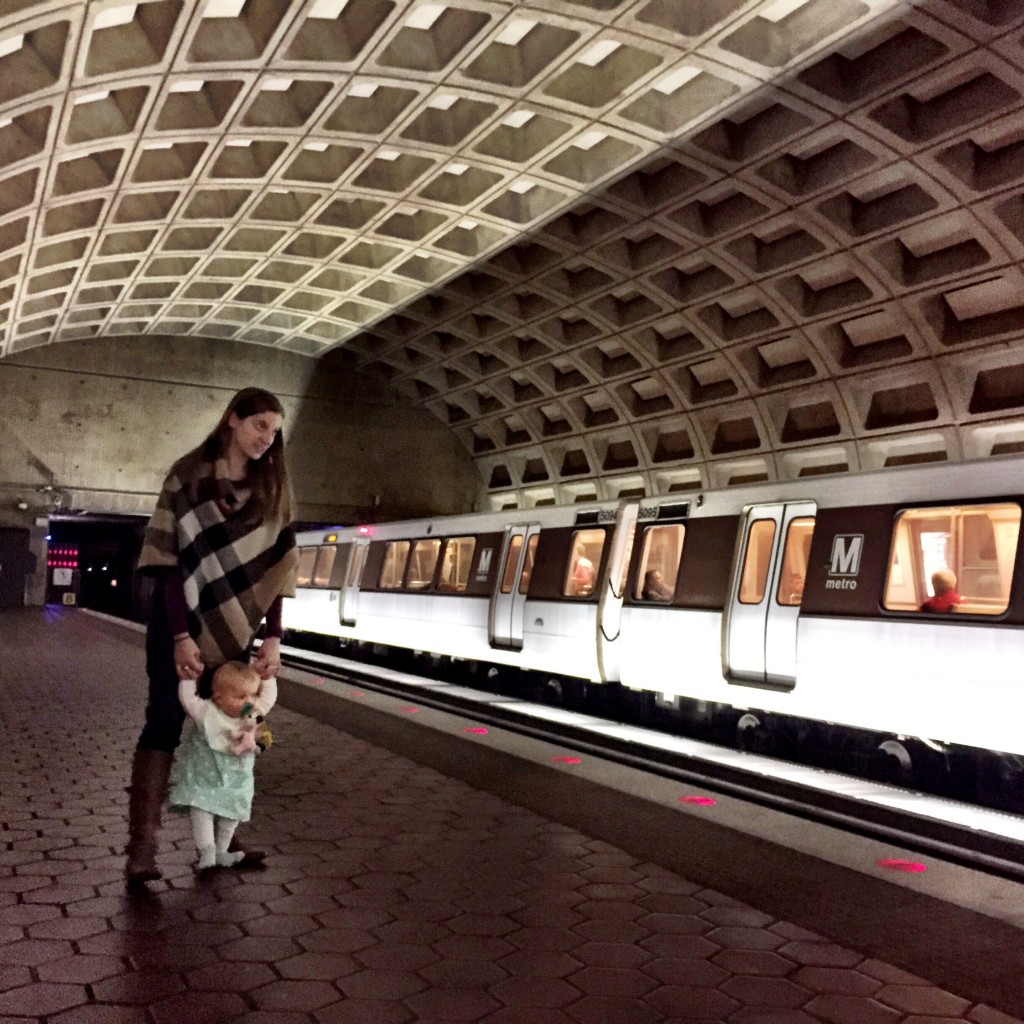 First ride on the metro