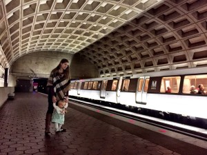 First ride on the metro