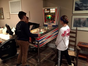 Kat had never heard of pinball.  That makes me feel old.