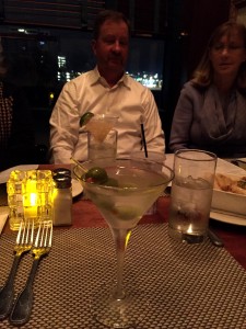 FJ's Bday at McCormick & Schmick's.  I had a martini with Aviation gin.  It was delicious.