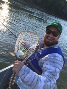 An amazing way to end a spectacular day of fishing