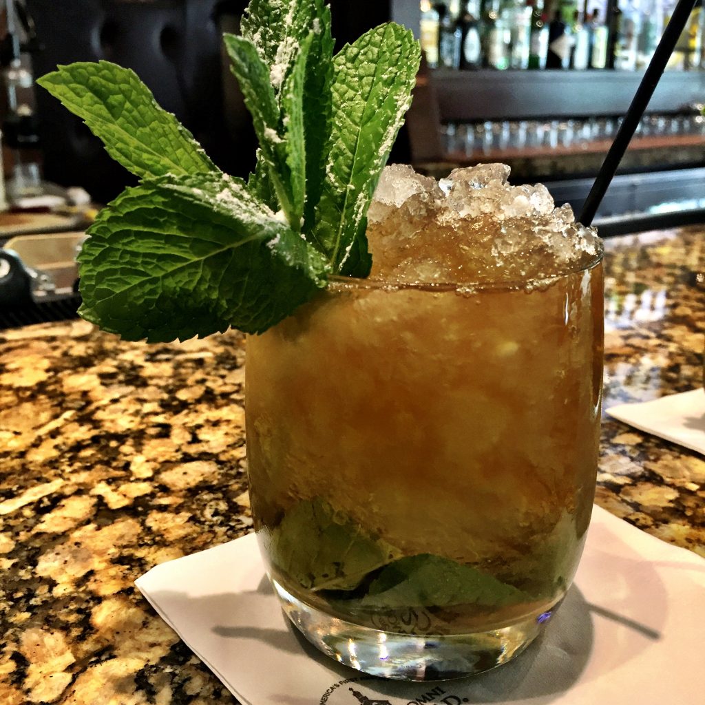 First mint julep of the stay