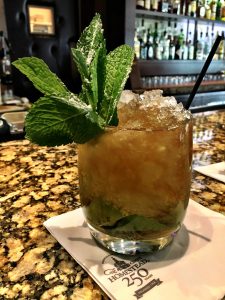First mint julep of the stay